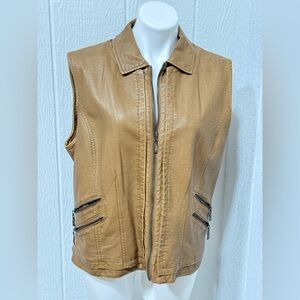 Elegant Tan Women's Vest